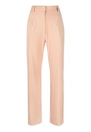 MM6 Maison Margiela straight-leg trousers - Toni neutri