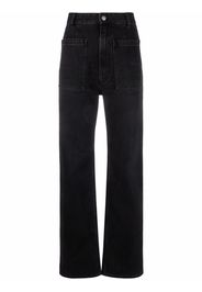 MM6 Maison Margiela straight-leg cotton denim jeans - Nero