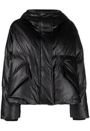 MM6 Maison Margiela padded funnel-neck jacket - Nero