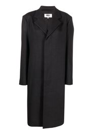 MM6 Maison Margiela single-breasted tailored coat - Nero