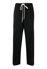 MM6 Maison Margiela drawstring-fastening track pants - Nero