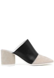 MM6 Maison Margiela Mules con design color-block - Nero