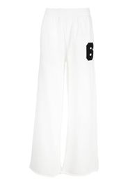 MM6 Maison Margiela Pantaloni sportivi dritti - Bianco