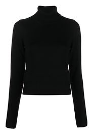 MM6 Maison Margiela open-back roll-neck top - Nero