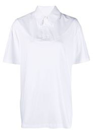 MM6 Maison Margiela short-sleeved cotton shirt - Bianco
