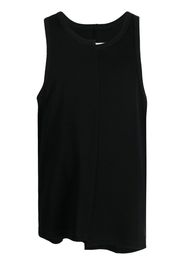 MM6 Maison Margiela asymmetric-hem tank top - Nero