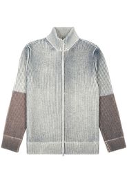 MM6 Maison Margiela Cardigan a righe - Marrone