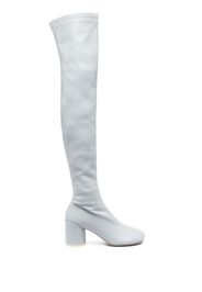 MM6 Maison Margiela Anatomic 70mm thigh-high boots - Blu