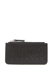 MM6 Maison Margiela Portafoglio con logo goffrato - Nero