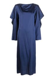 MM6 Maison Margiela Abito midi a maniche lunghe - Blu