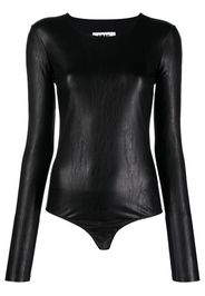 MM6 Maison Margiela Body a maniche lunghe - Nero