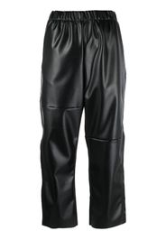 MM6 Maison Margiela Pantaloni con vita elasticizzata - Nero