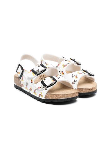 Moa Kids Sandali Mickey Mouse con stampa - Bianco