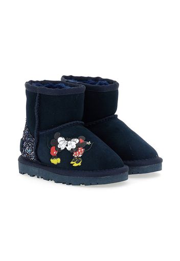 Moa Kids x Disney Mickey + Minnie ankle boots - Blu