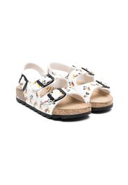 Moa Kids Sandali Mickey Mouse con stampa - Bianco