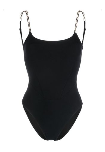 Moeva Ninetta chain-straps one-piece - Nero