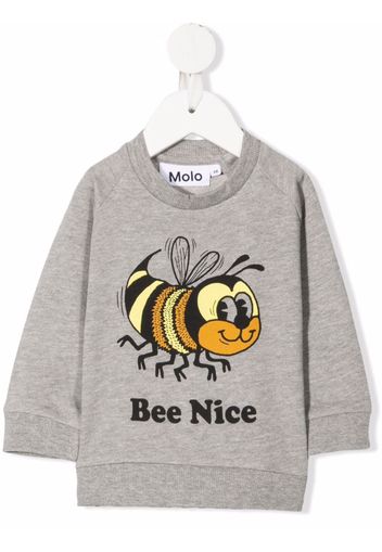 Molo Kids Disco organic cotton sweatshirt - Grigio