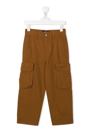 Molo wide-leg cargo trousers - Marrone