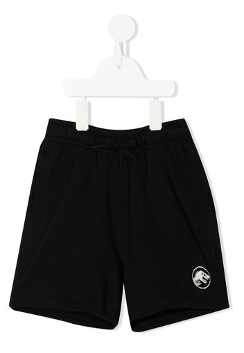 Molo x Jurassic World embroidered track shorts - Nero