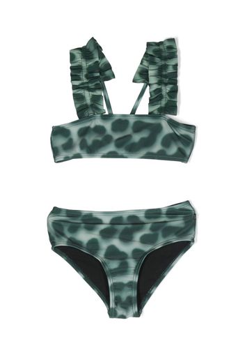 Molo abstract-pattern bikini - Verde