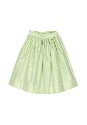 Molo gingham shimmery skirt - Verde