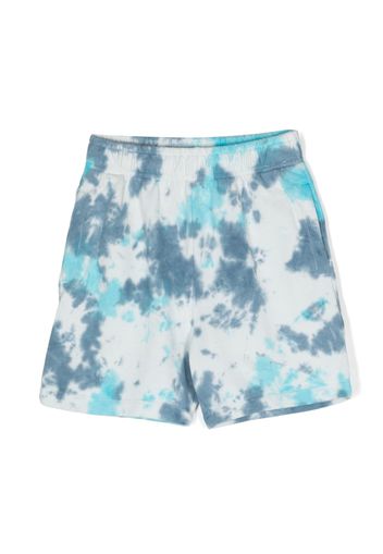 Molo tie-dye print organic cotton shorts - Blu