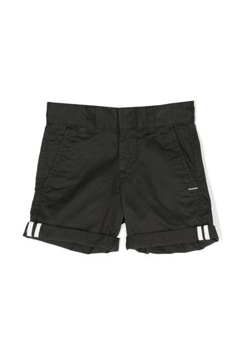 Molo stripe detail chino shorts - Nero