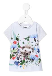 Molo T-shirt a fiori - Grigio