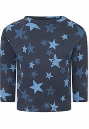 Molo organic cotton star-print top - Blu