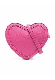 Molo heart-detail zip-up shoulder bag - Rosa