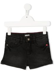 Molo Alisha five-pocket denim shorts - Nero