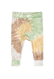 Molo swirl tie-dye print leggings - Verde