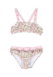 Molo Bikini Naila a fiori - Bianco