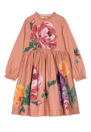 Molo Cami floral-print cotton dress - Arancione