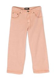 Molo button-up straight-leg jeans - Arancione