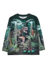 Molo Mountoo organic-cotton sweatshirt - Verde