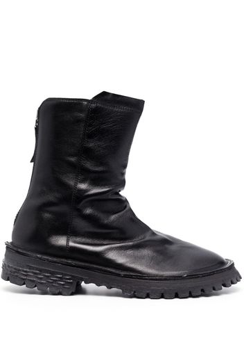 Moma tronchetto leather ankle boots - Nero