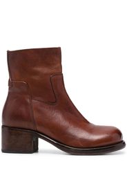 Moma Tronchetto leather ankle boots - Marrone