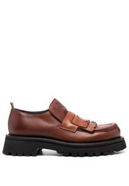 Moma Mocassino leather loafers - Marrone