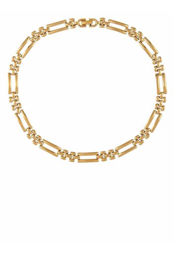 Monet Pre-Owned Choker a fascia anni '80 - Oro