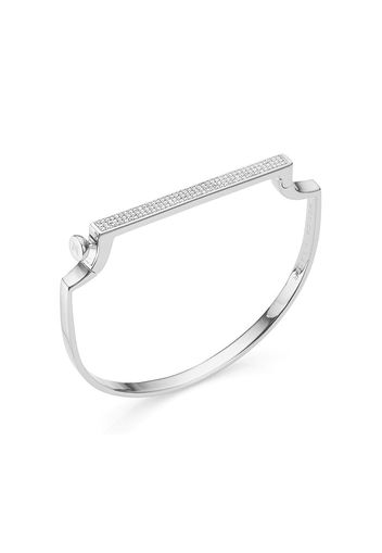 Bracciale rigido con diamanti Signature Thin