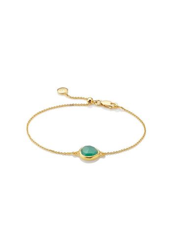 Bracciale a catena con onice verde Siren