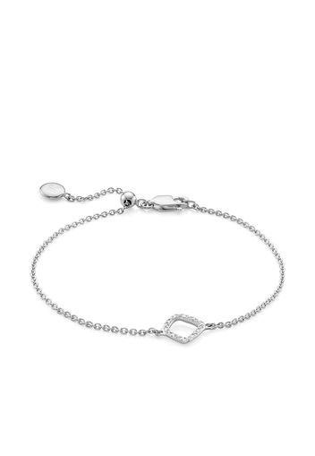 Monica Vinader Bracciale con diamanti Riva - Argento