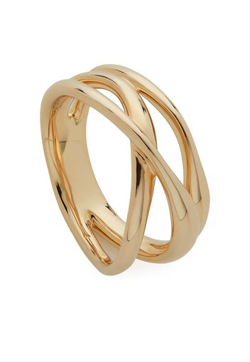 Monica Vinader Nuro cross over ring - Oro