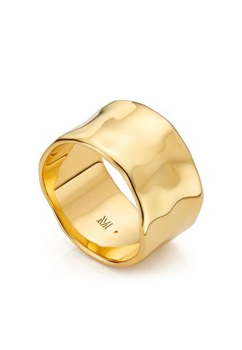 Monica Vinader Siren Muse wide ring - Oro