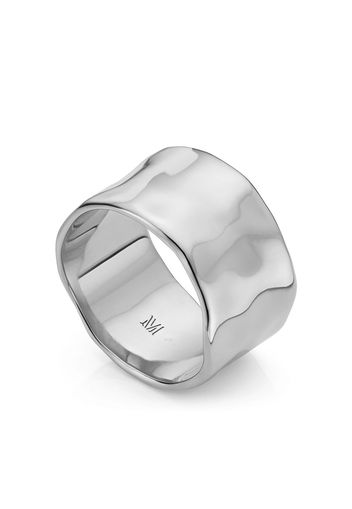 Monica Vinader Siren Muse wide ring - Argento