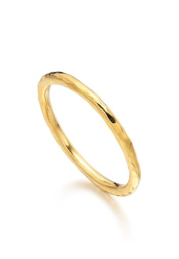 Monica Vinader Siren hammered ring - Oro