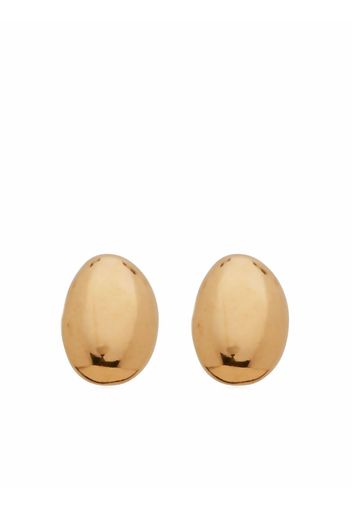 Monica Vinader mini Nura nugget stud earrings - Oro