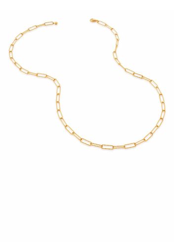 Monica Vinader Alta textured chain necklace - Oro