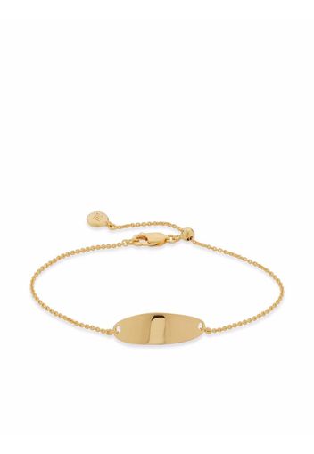 Monica Vinader tiny Nura fine chain bracelet - Oro